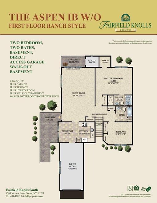 Floor Plan - The Aspen IB WO