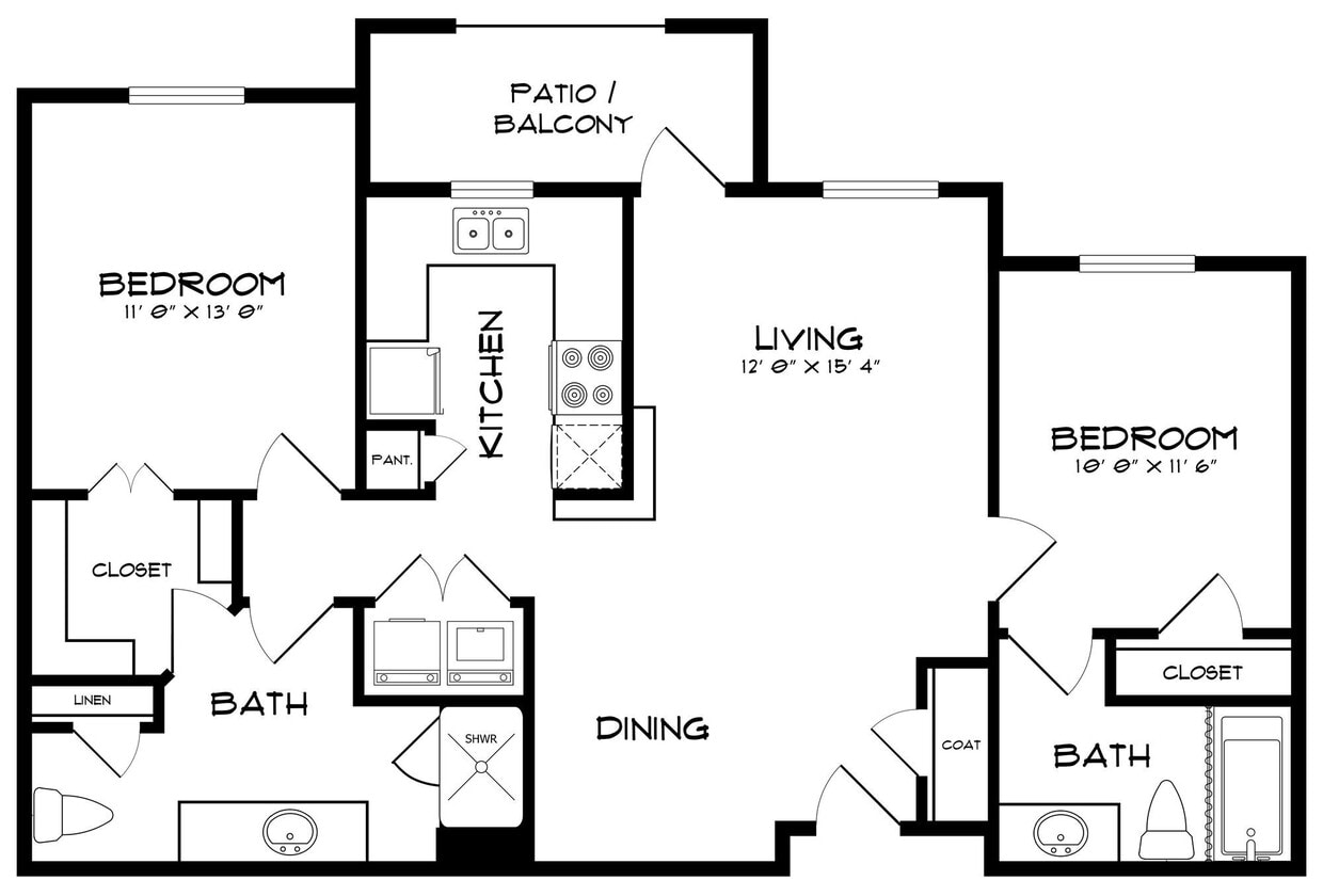 Floor Plan - The Hampton