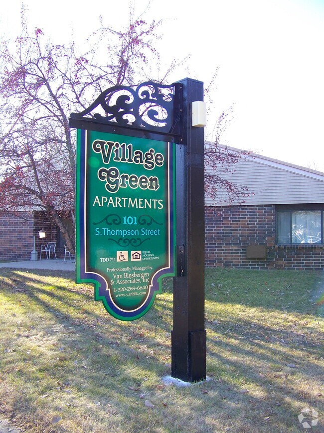 Village Green Exterior - Village Green Apartments