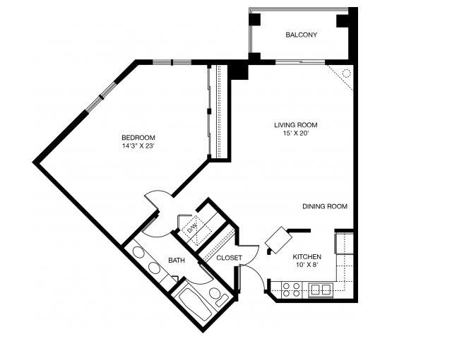 Floor Plan - 1C