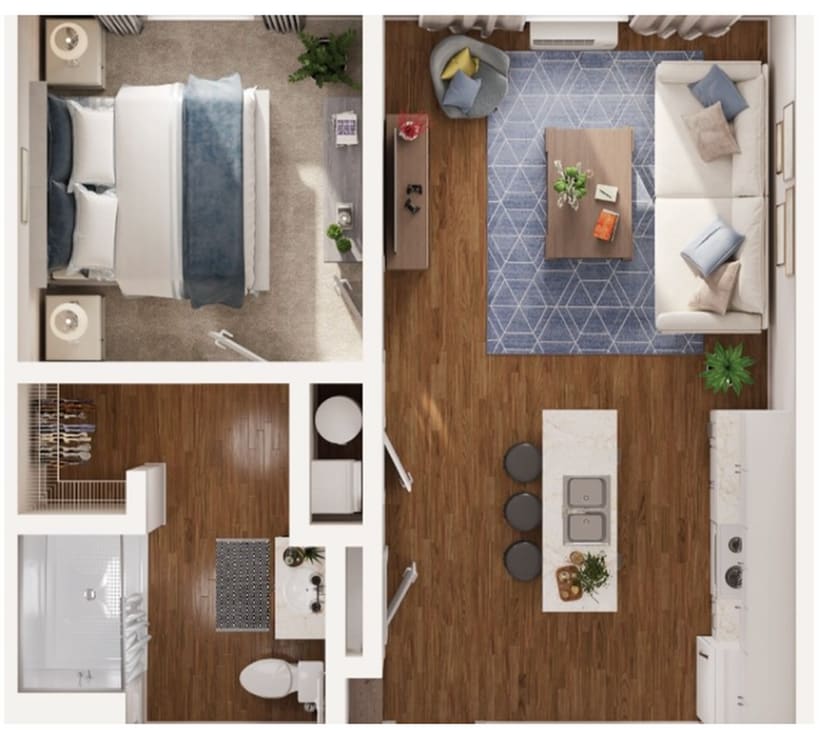 1 Bedroom Apartment - The Audrey