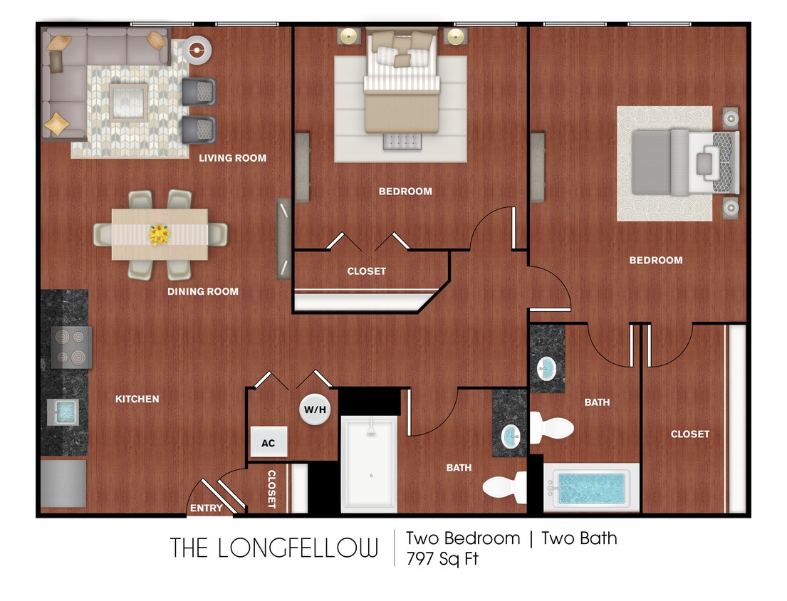 Floor Plan - The Longfellow