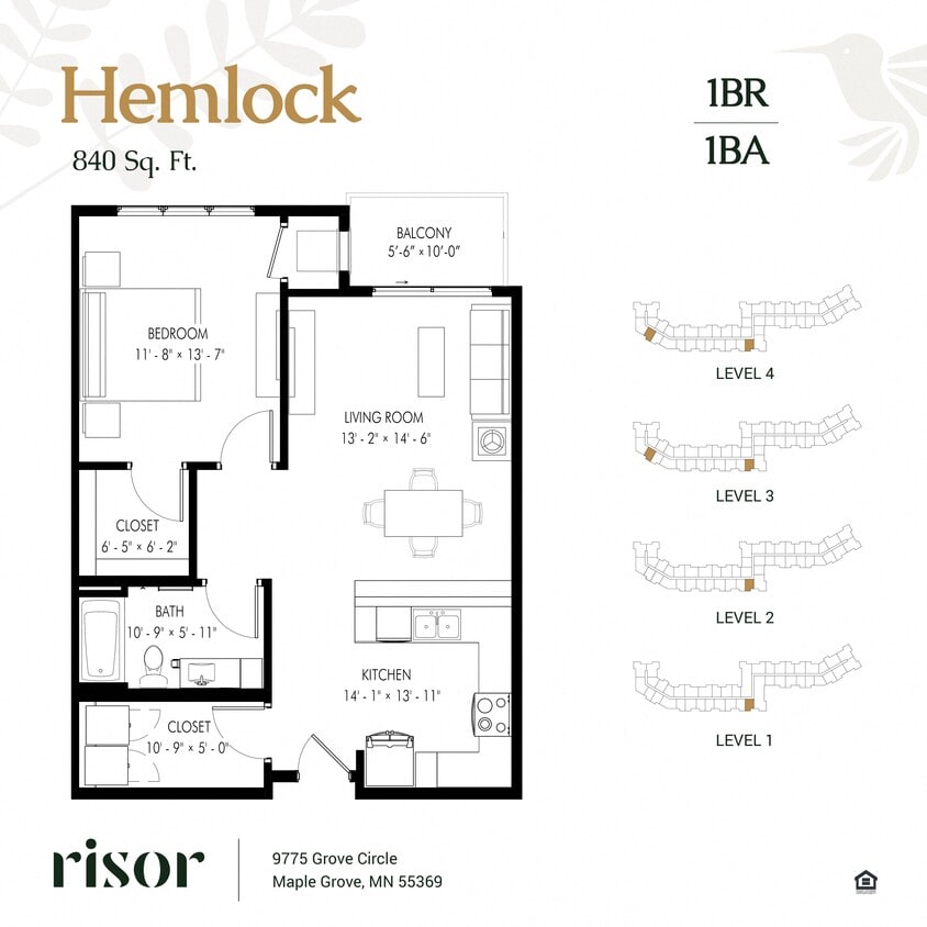 Floor Plan - Hemlock
