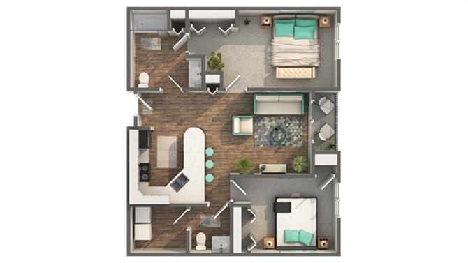 Floor Plan - The Saffron