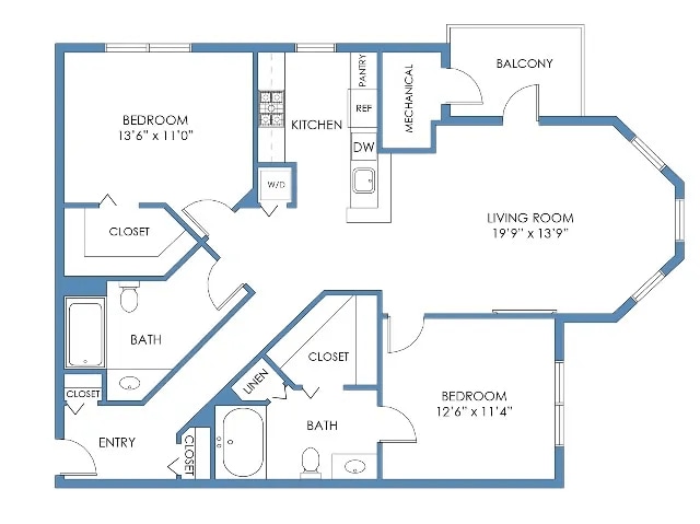 Floor Plan - B4 Newbury