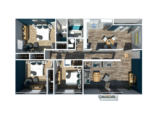 3 Bedroom - 3 Bedroom