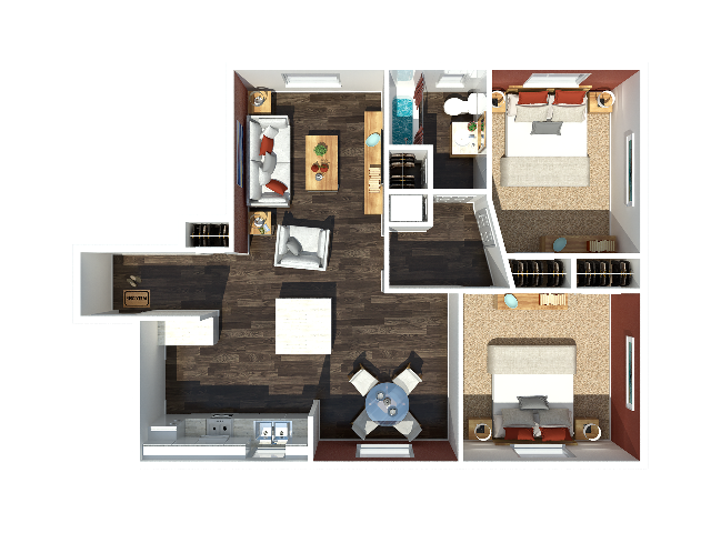 2 Bedroom B - 2 Bedroom B