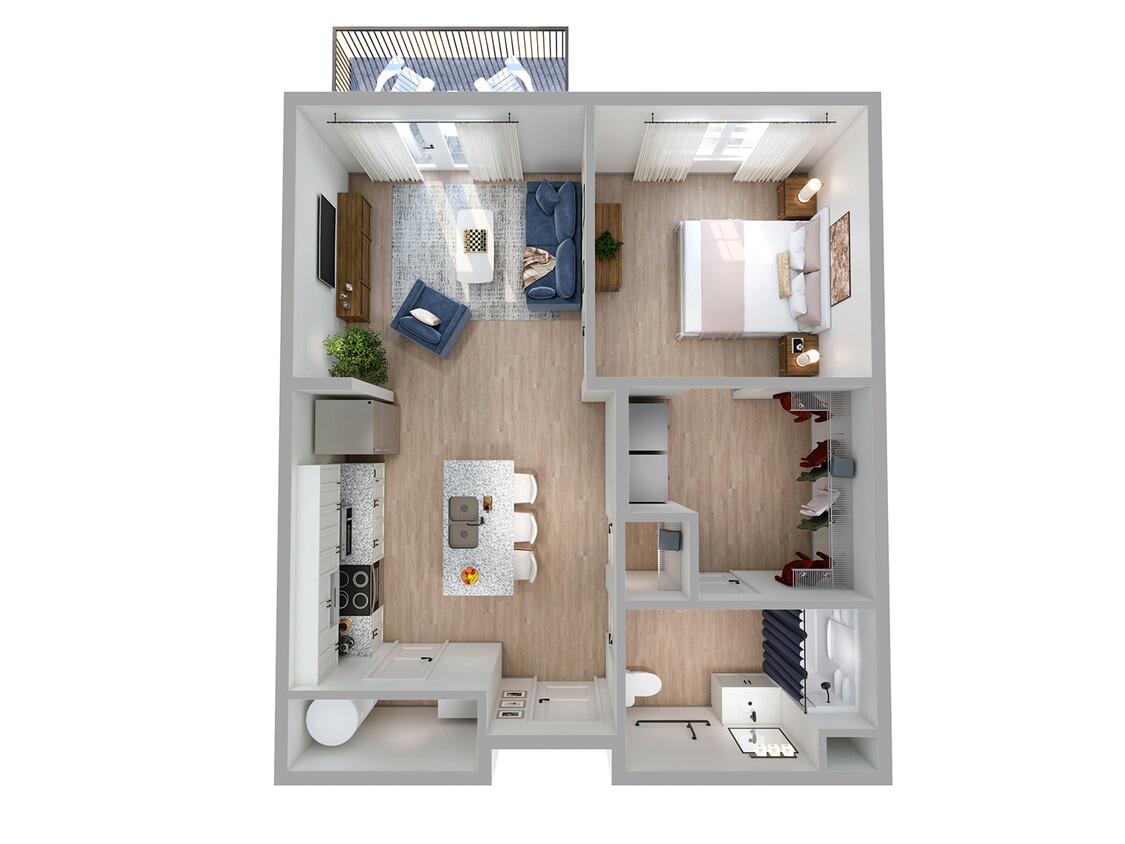 Floor Plan - Fully Furnished Ranch