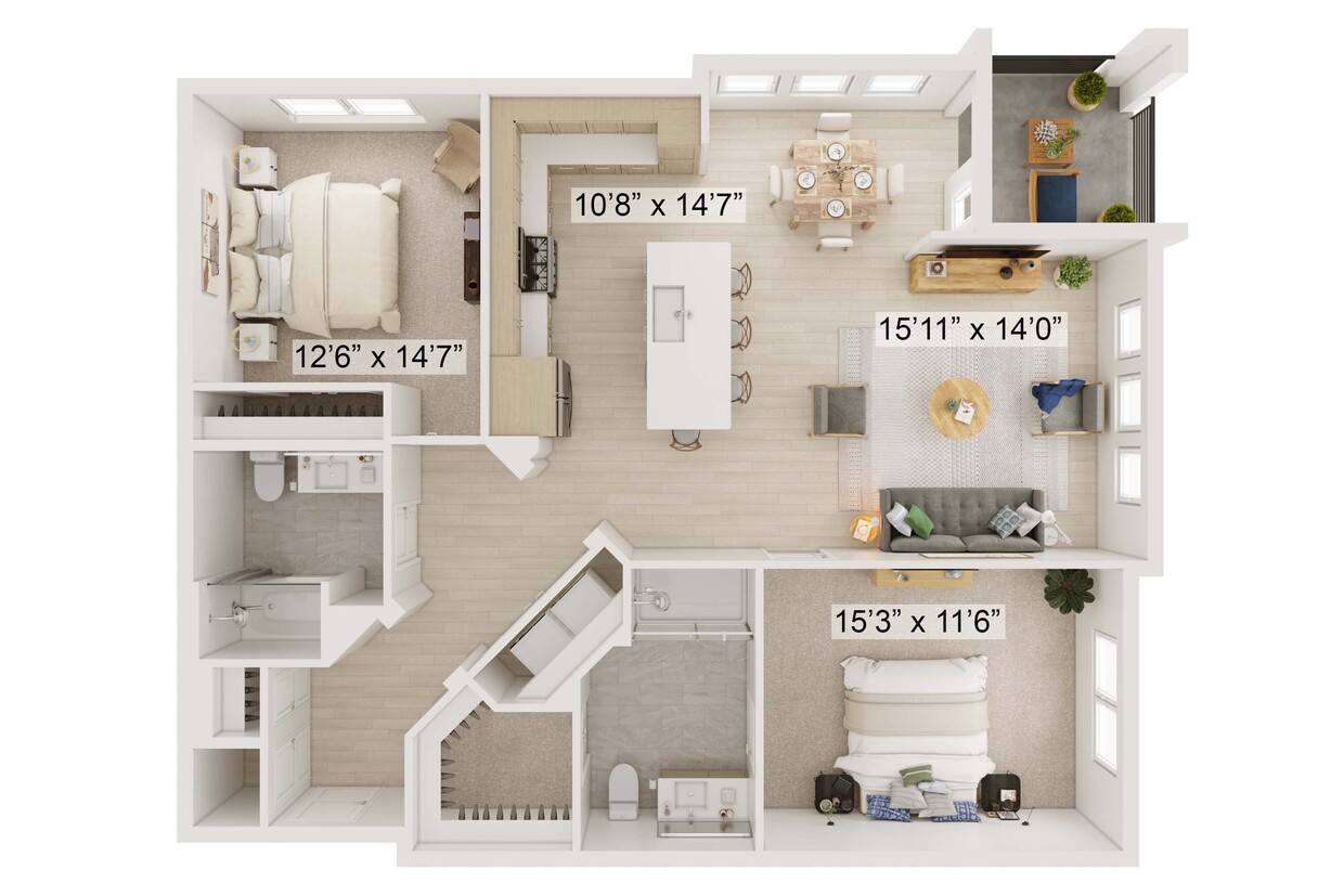 The Manor Apartments - B2 - B2 Upper