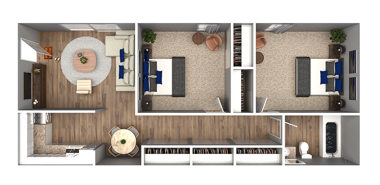 Explore the elegant design of this contemporary apartment, perfect for urban living. - Oakland