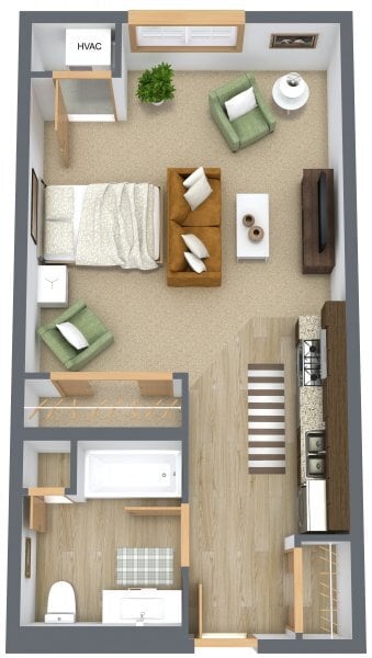 Floor Plan - Studio