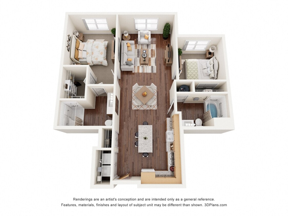 Floor Plan - Two Bedroom B3