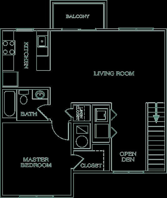 1BR/1BA - 1BR/1BA 2nd floor