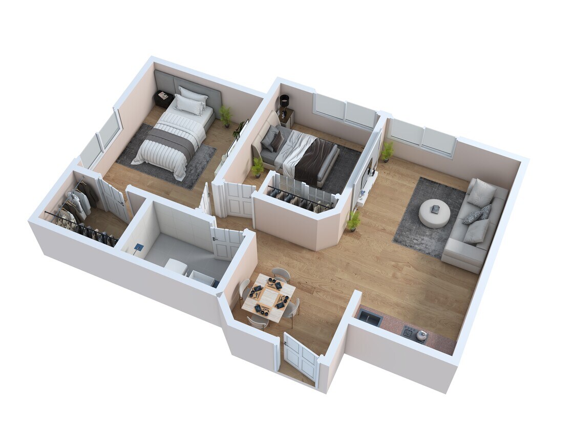 Floor Plan - 2 Bedroom