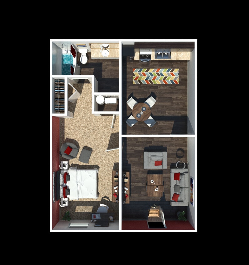 3BR/1BA - The Illinois