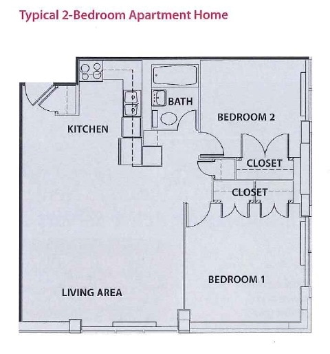 Floorplan - 2 bedroom