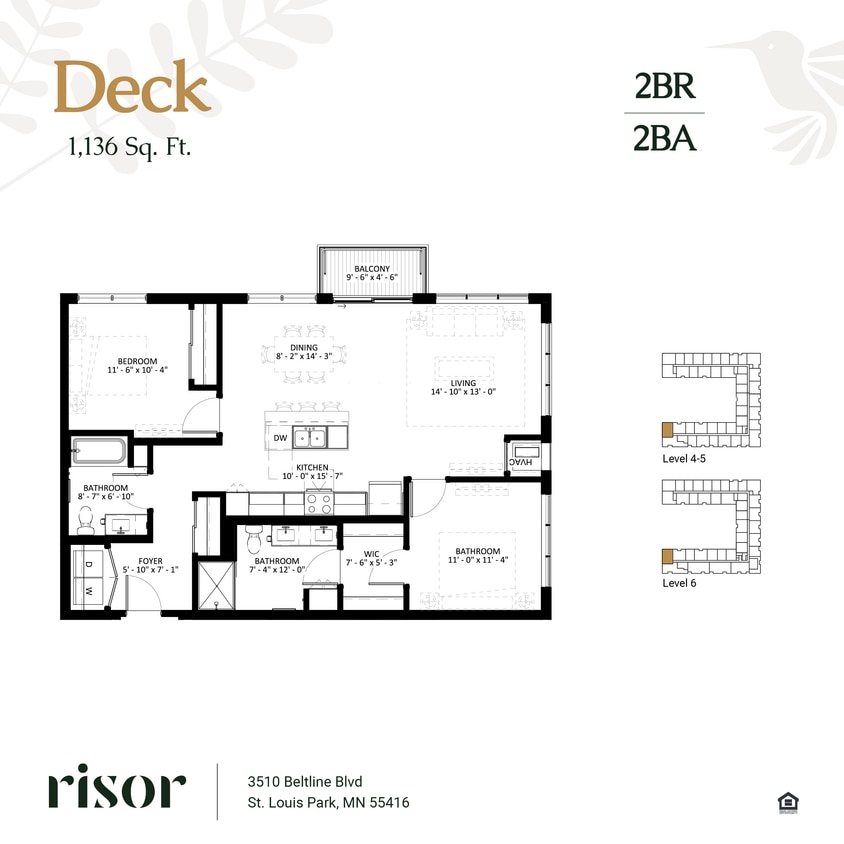 Floor Plan - Deck