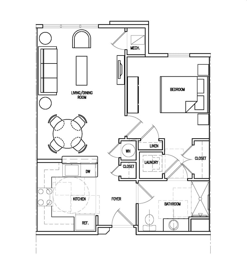 1A - 1 bedroom