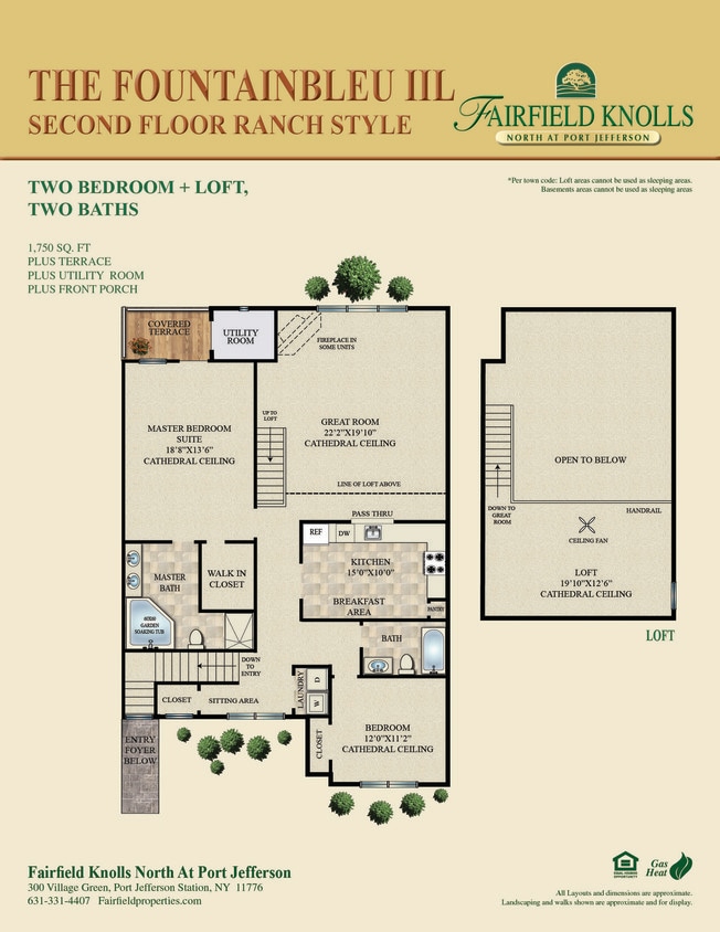 Floor Plan - The Fountainbleu II L