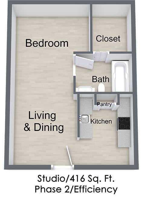 Floor Plan - Studio