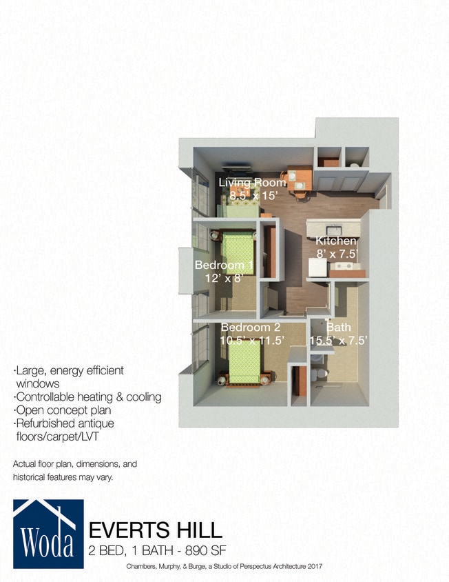Floor Plan - 2 Bedroom