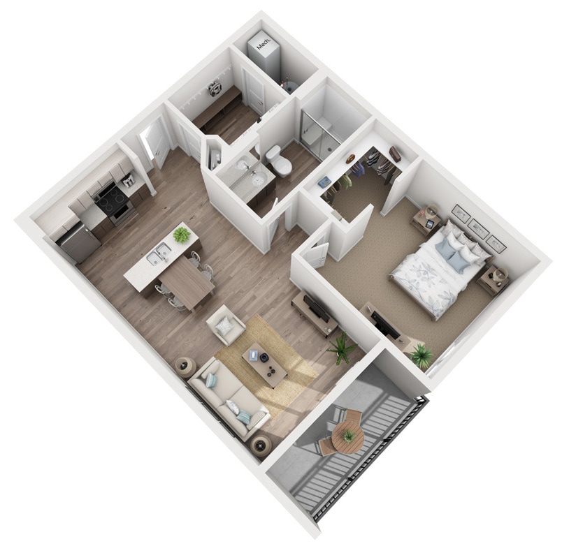 Plan-Aria-A3.jpg - One Bedroom