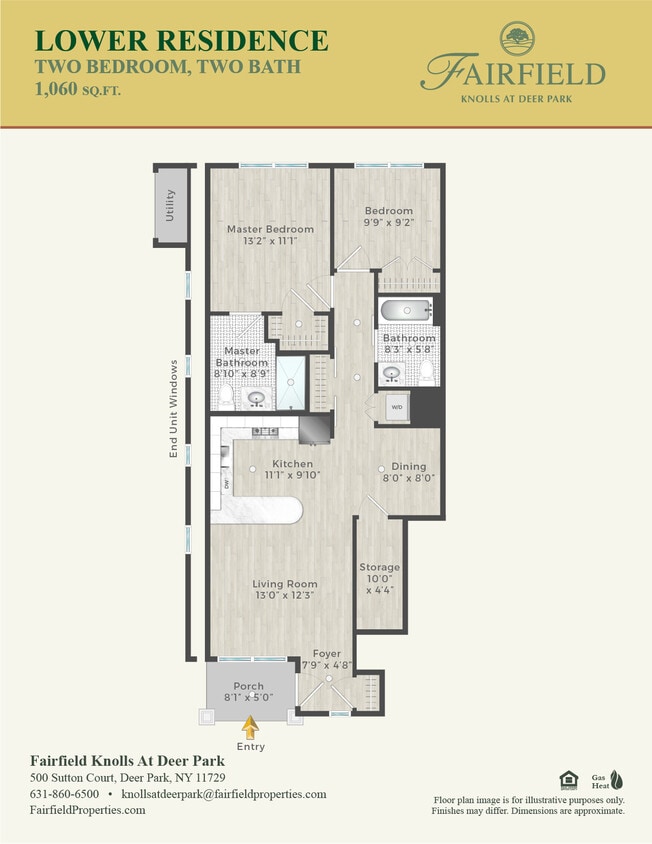 Lower Residence With Porch 2BR/2BTH - LARK Lower Residence With Porch 2BR 2BTH