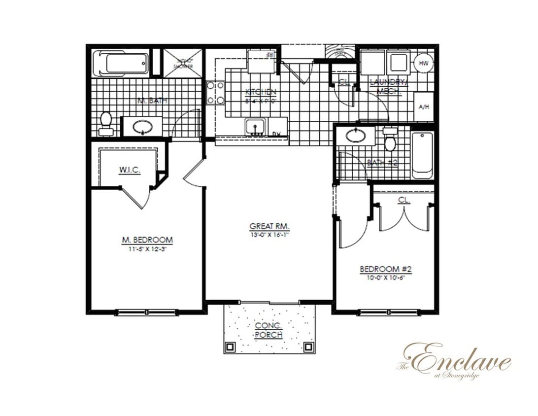 2BR/2BR - 2BD