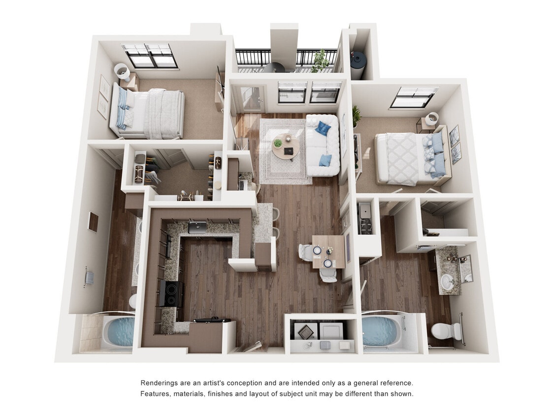Floor Plan - B2(HC)-80%