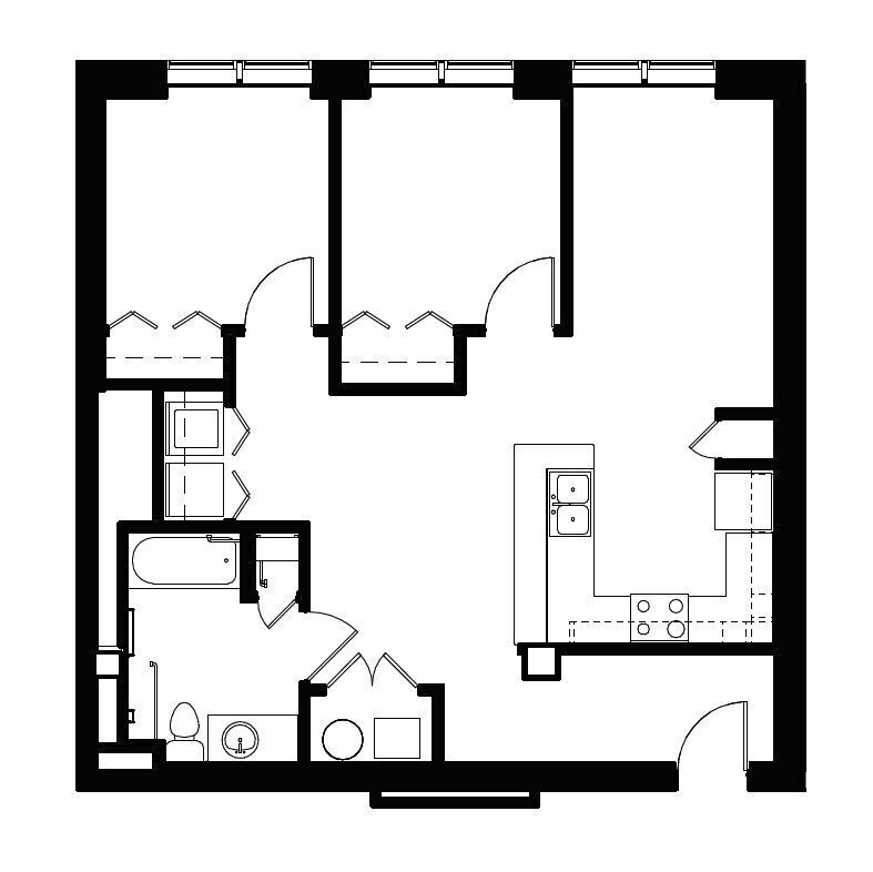 Floor Plan - The Lucy 40%