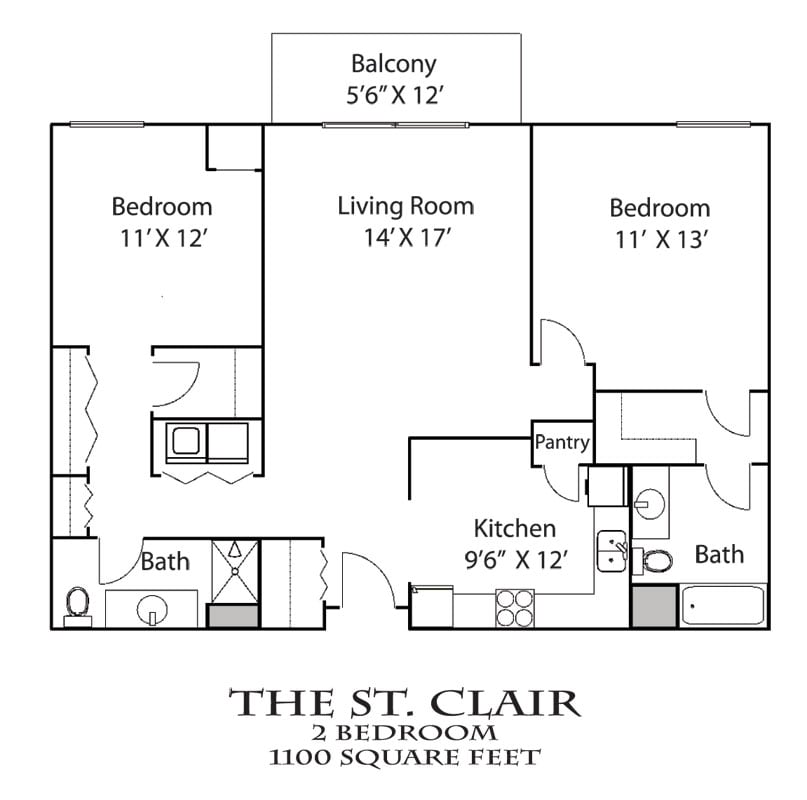 Floor Plan - St. Clair