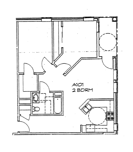 Floor Plan - Two Bedroom