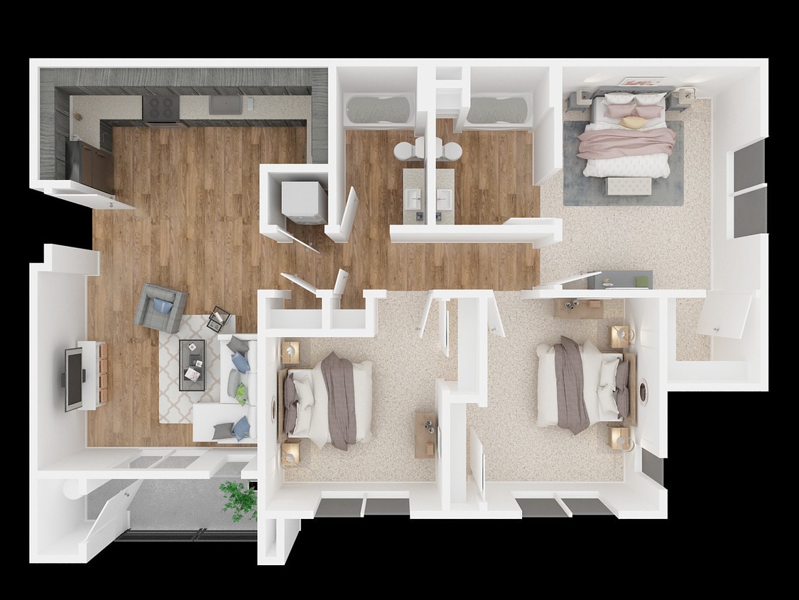 Floor Plan - 3x2