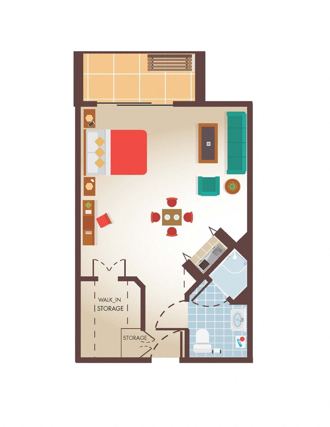 Floor Plan - Studio Large - s2