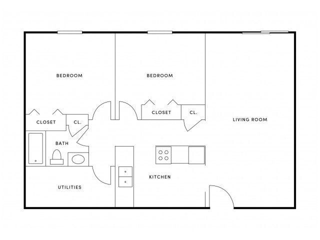 Floor Plan - 2 BR - Premium