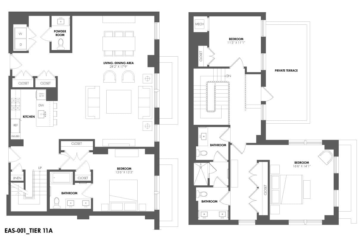 Floor Plan - 3 Bed/2.5 Bath
