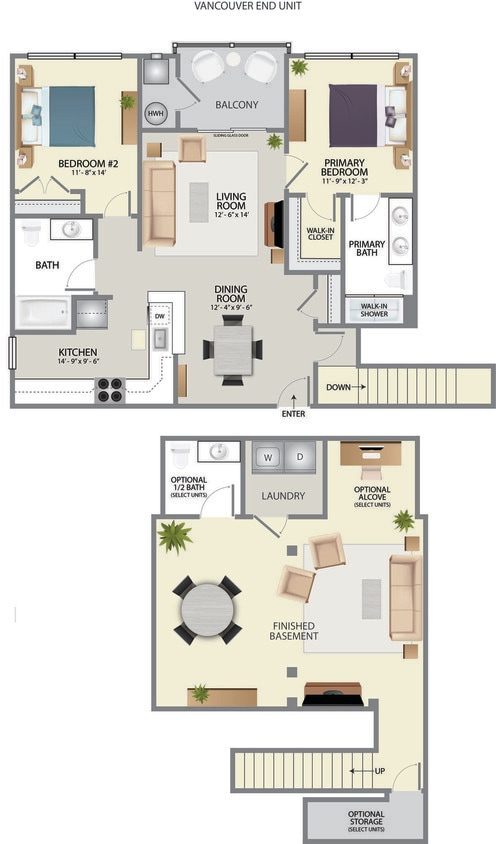 Floor Plan - Vancouver End