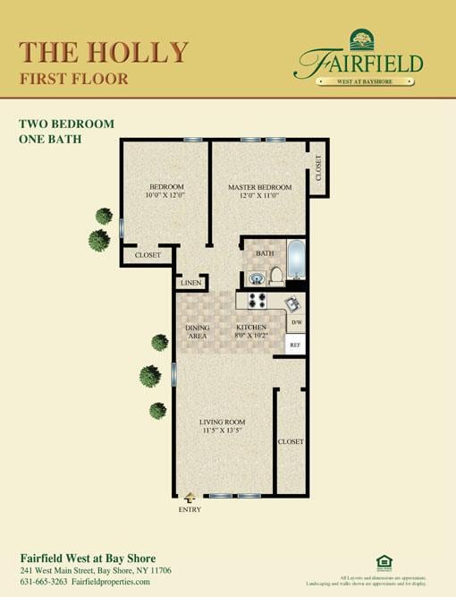 Floor Plan - The Holly