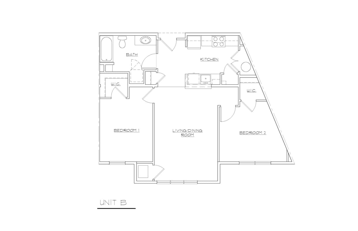 Floor Plan - Two Bedroom