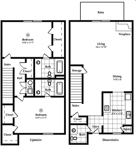 TH1 - 2 Bed Townhouse