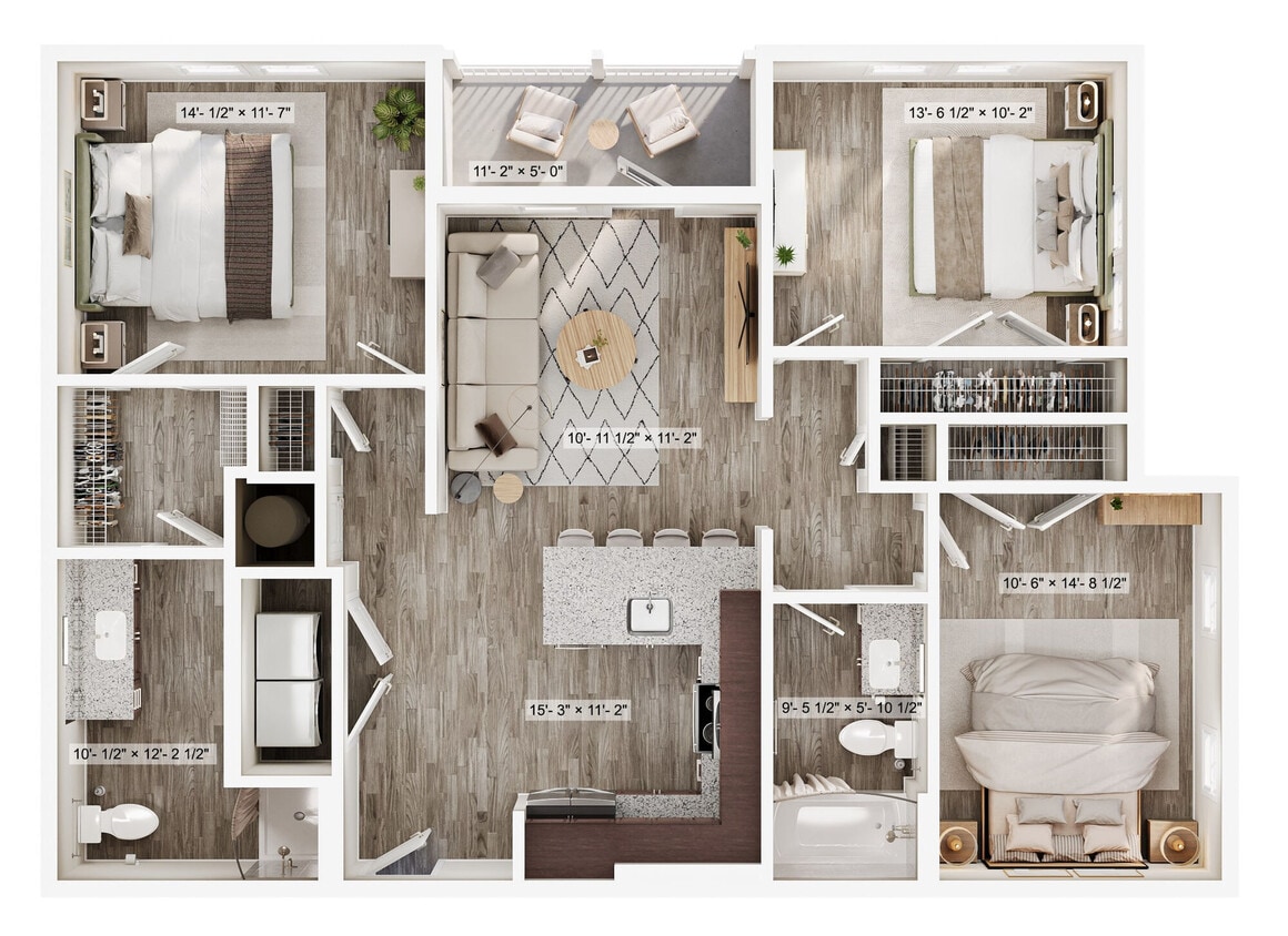 Floor Plan - 3x2 Heirloom ACC