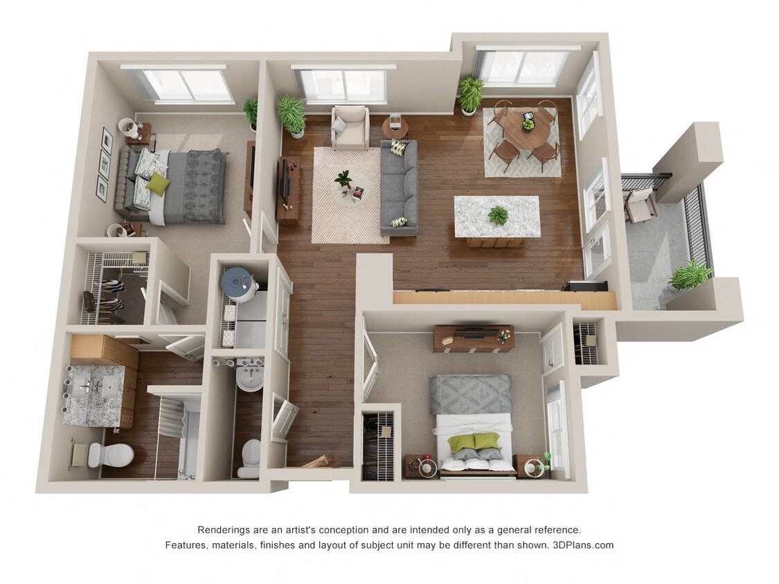 Floor Plan - Two Bedroom B