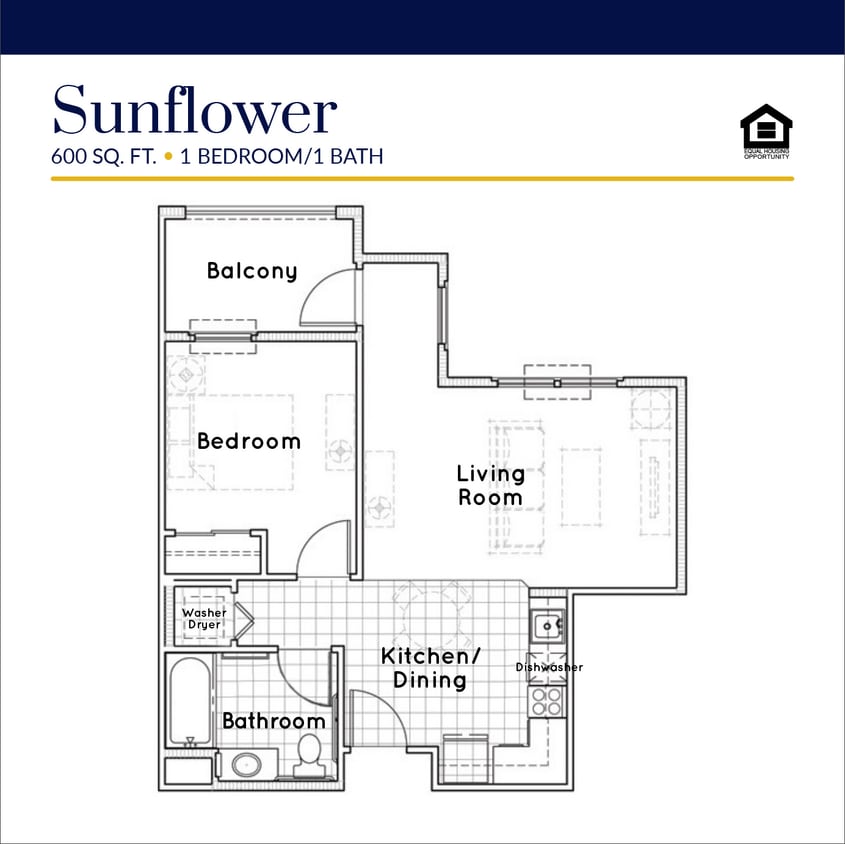 Floor Plan - Sunflower