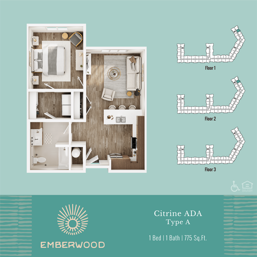 Floor Plan - Citrine ADA