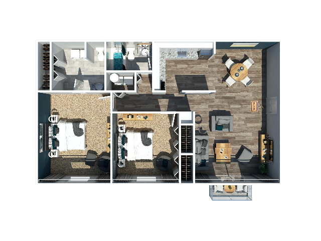 2 Bedroom - 2 Bedroom