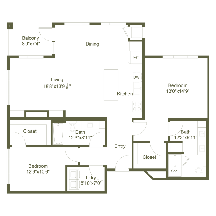 Floor Plan - Lakeview - C6