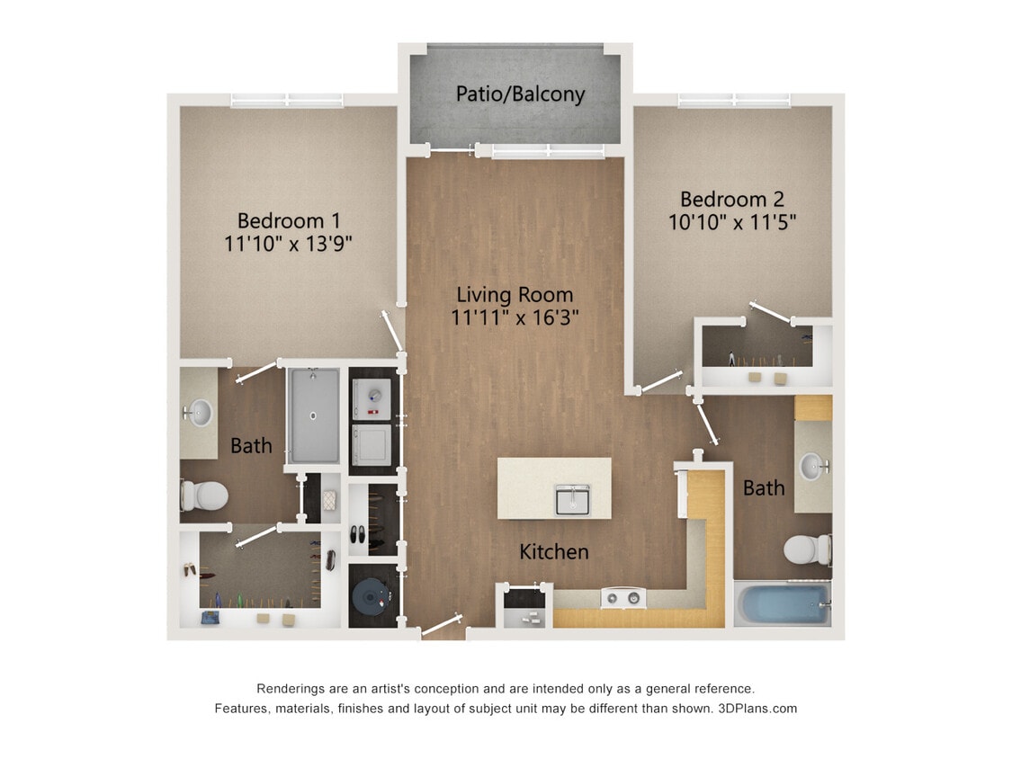 Floor Plan - B1 TYPE A HC-60%