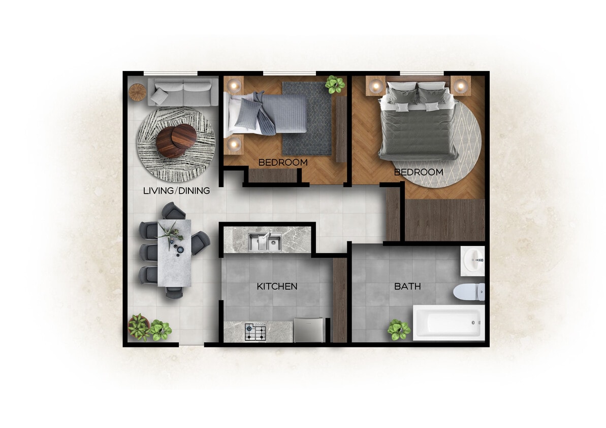 Two Bedroom - Two Bedroom