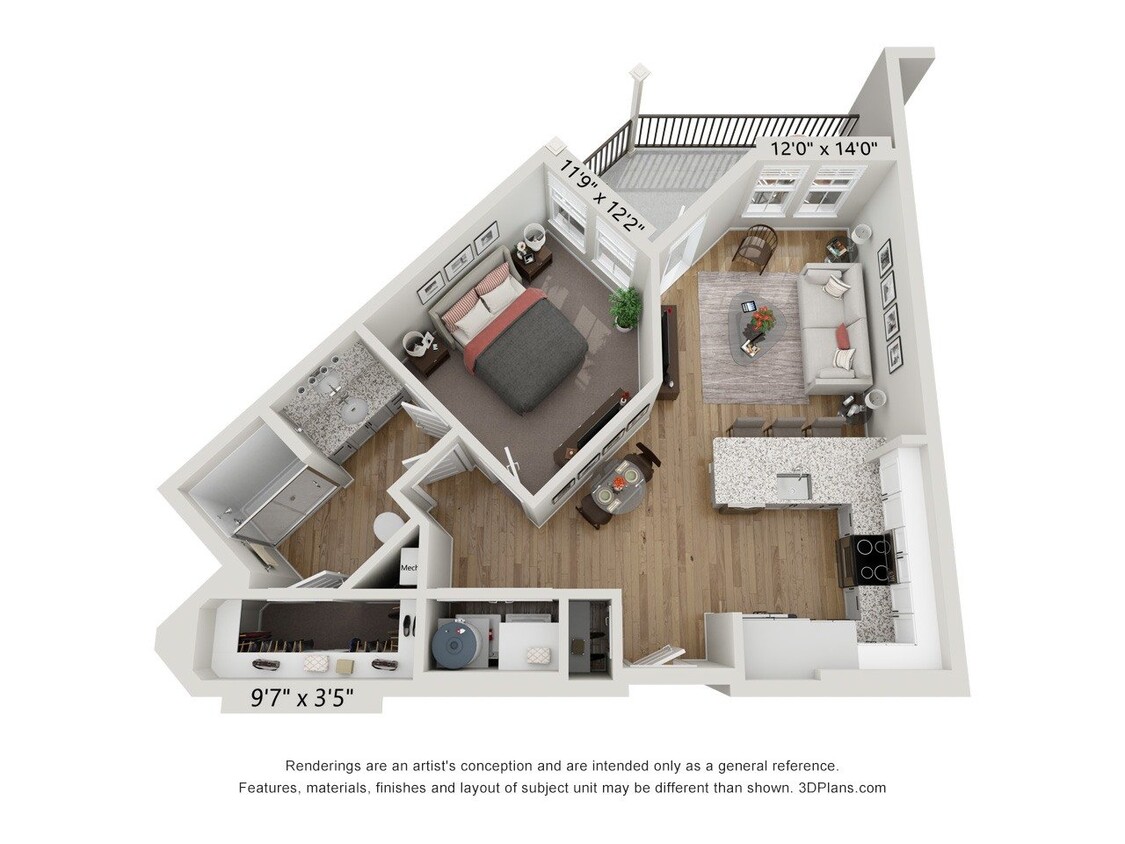 Floor Plan - A2 - Navy