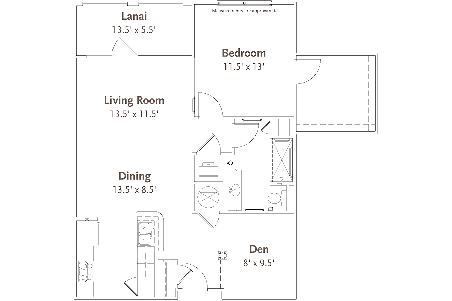 SORIA | 1 Bed 1 Bath - Soria